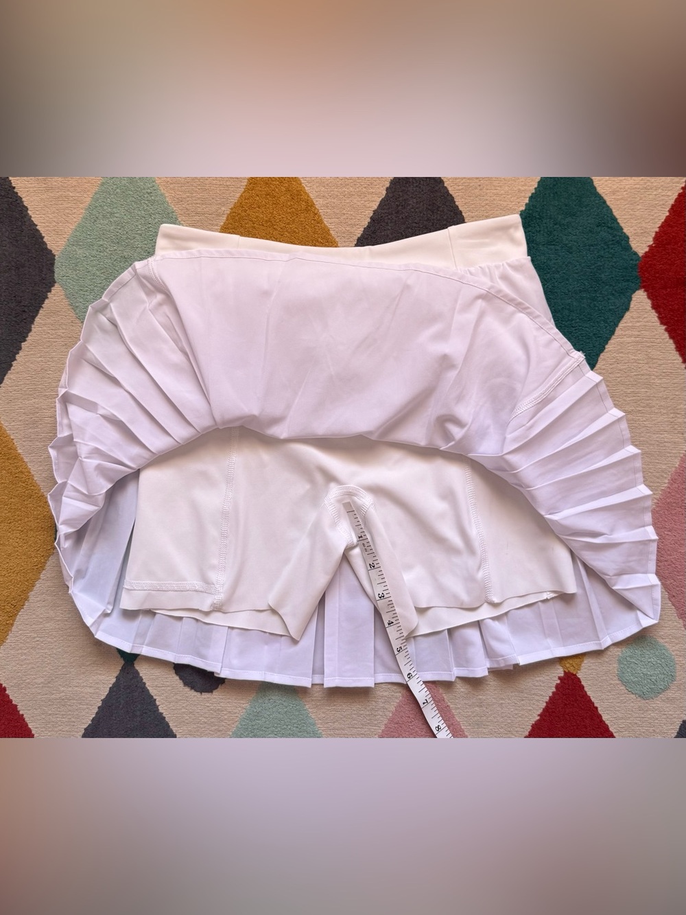 SPANX White Get Moving Pleated Skort - Size S - Picture 4 of 6